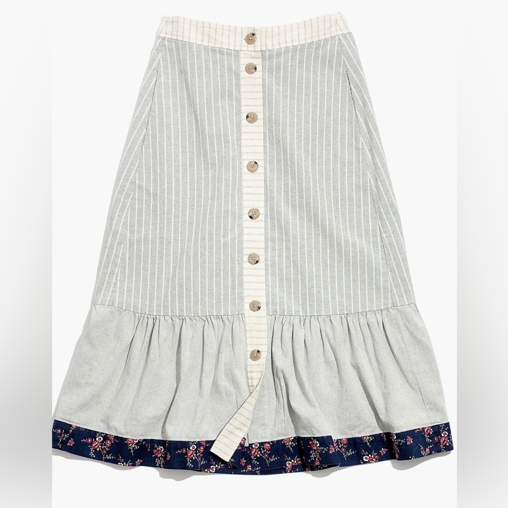 Madewell New Denim Project Skirt with pockets size 16